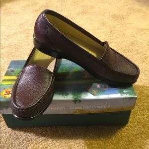 SAS Simplify Brown Leather Comfort Loafers